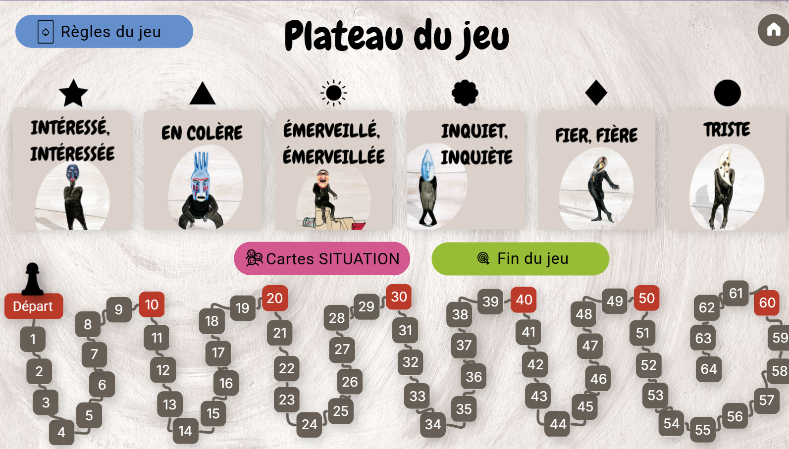 Capture d'écran du jeu en ligne Empatik